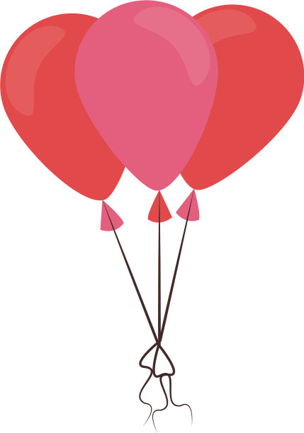 心气球形状的图片下载