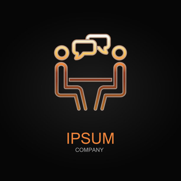 会议图标设计标志元素图片下载