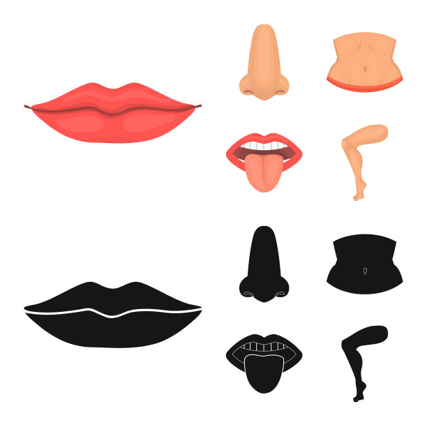 隔离的对象主体和零件标识集主体图片下载