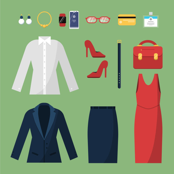 女装时尚为女性商务风格图片下载