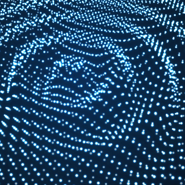 波纹背景三维网格表面图片下载