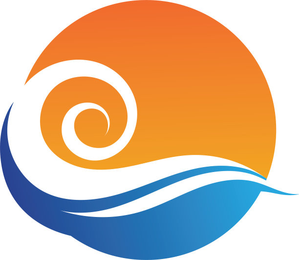 水波设计标志图片下载