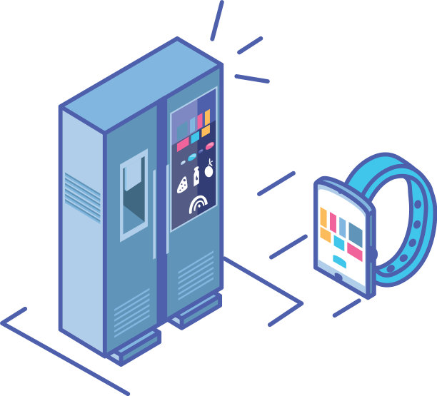 智能冰箱和智能手表图片下载