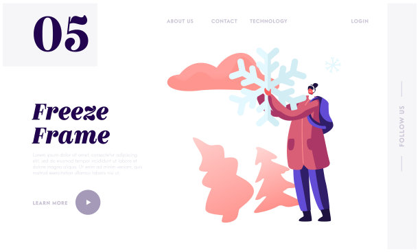 圣诞和新年假期的乐趣网站图片下载