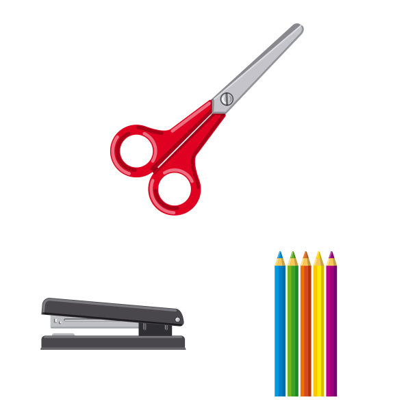 设计办公室和供应图标套图片下载