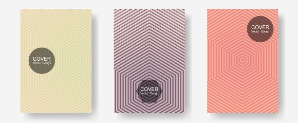 半色调渐变纹理封面布局图片下载