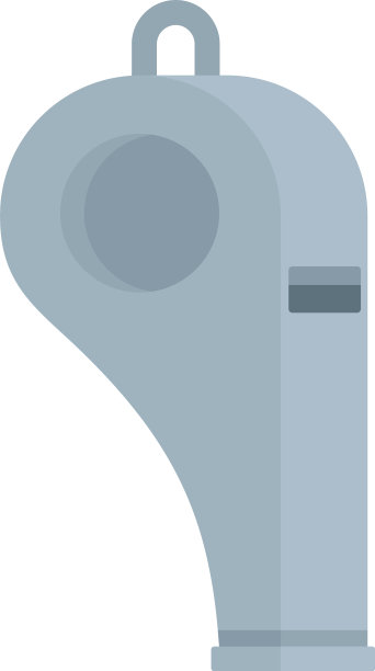 运动口哨图标扁平化风格图片下载