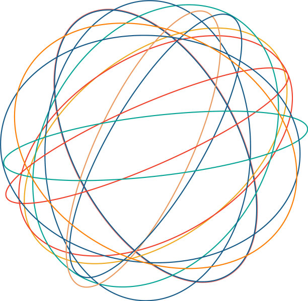 缠结的圆形线索彩色复杂的纹理图片下载