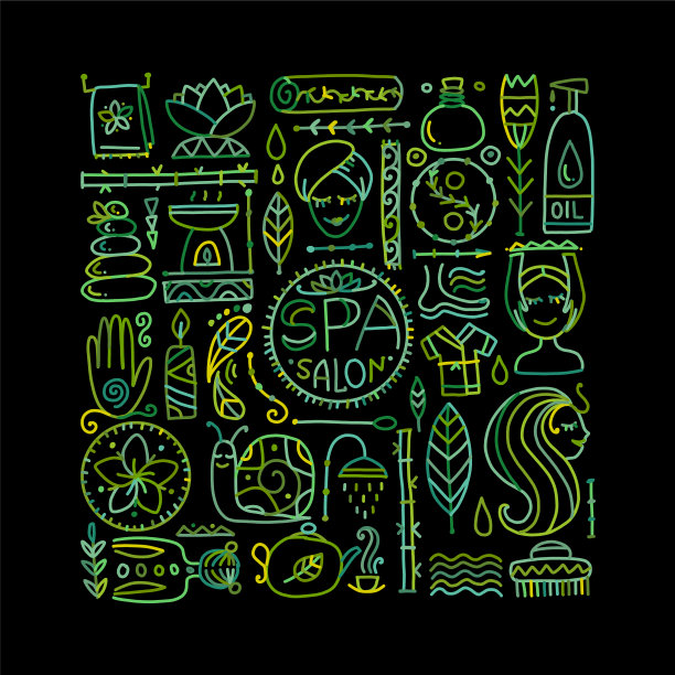 水疗沙龙背景为您设计图片下载