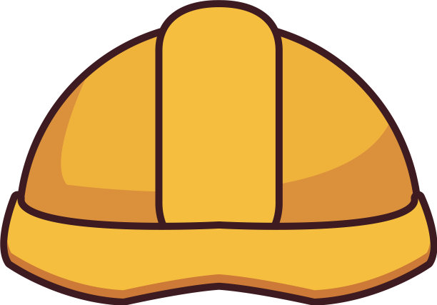 建筑工人头盔卡通图片下载