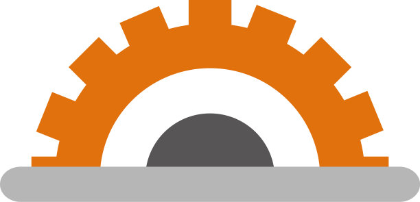 孤立齿轮图标平面设计图片下载