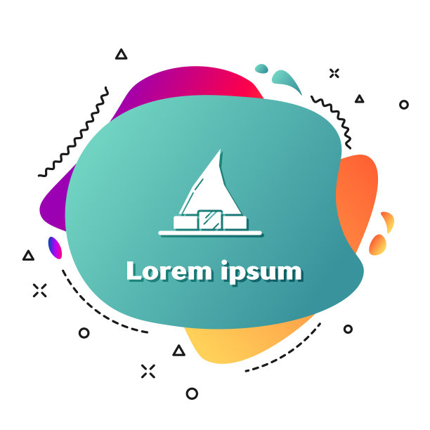 白色女巫帽图标孤立在白色背景图片下载