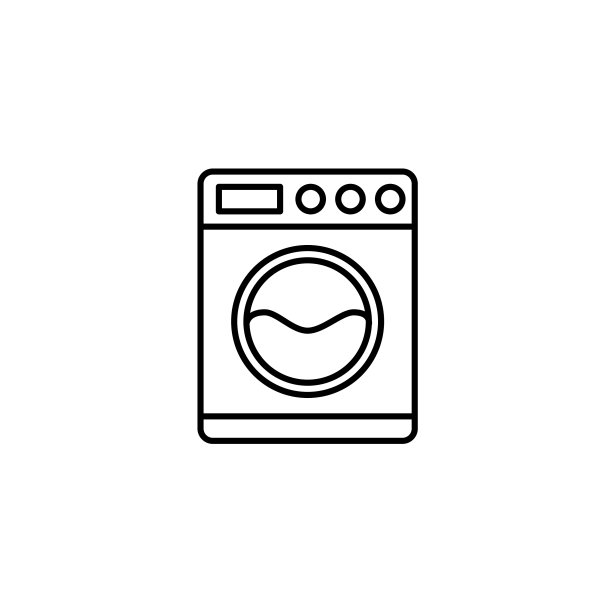 洗衣机相关线图标图片下载