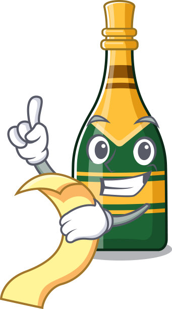 人物冰箱里有香槟酒瓶图片下载