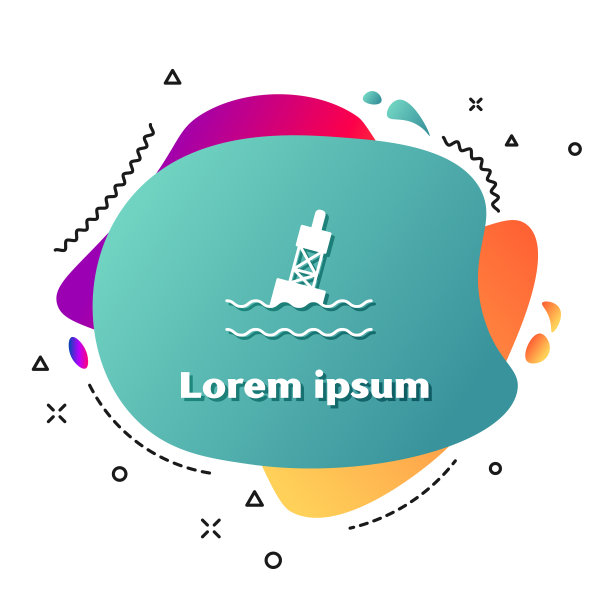 白色漂浮浮筒上海象孤立图片下载