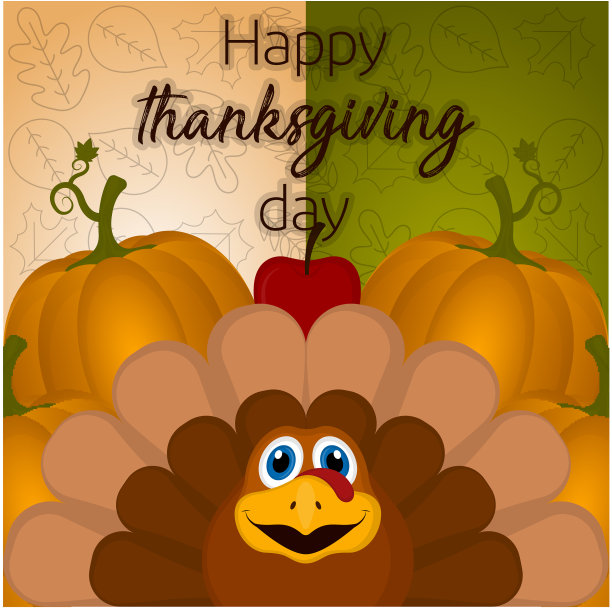 感恩节快乐卡片图片下载