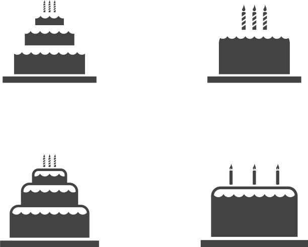 蛋糕标志图标设计模板图片下载