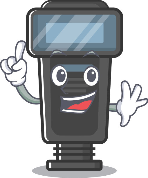 带人物的手指相机闪光灯图片下载