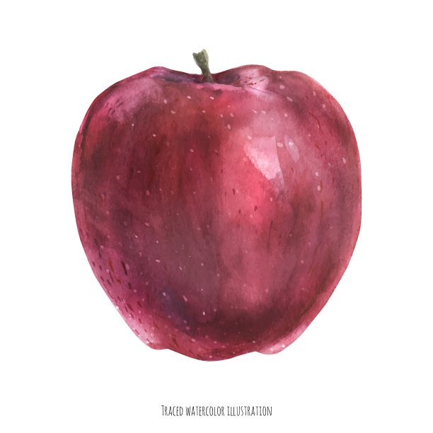 甜甜的大红苹果图片下载