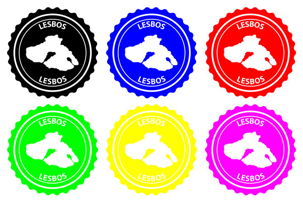 莱斯博斯岛橡皮图章图片下载