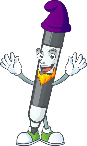 精灵黑色白板笔书写图片下载