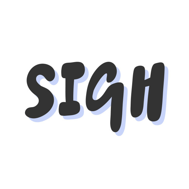 叹息手绘贴纸用图片下载