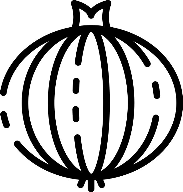 洋葱图标轮廓样式图片下载