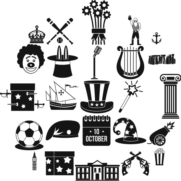 帽子图标设置简单的风格图片下载