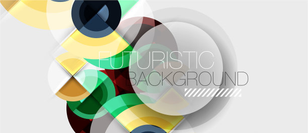 圆形几何设计模板图片下载