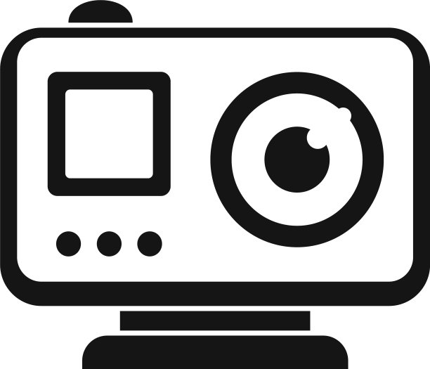 现代动作相机图标简单的风格图片下载