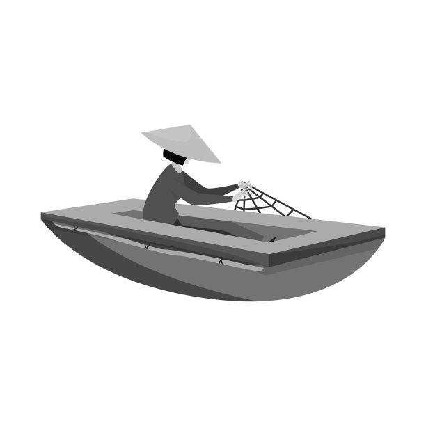 孤立物体船和越南标志设置图片下载