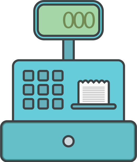 现金柜台图标图片下载