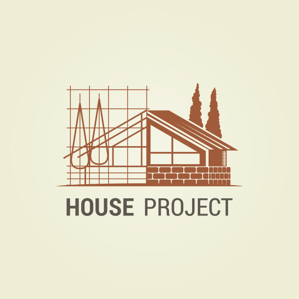 住宅项目概念设计房地产图标图片下载