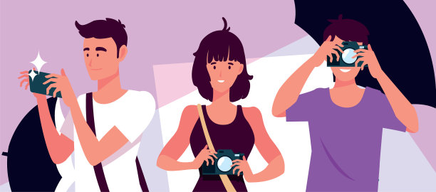 在照相馆带相机的人图片下载