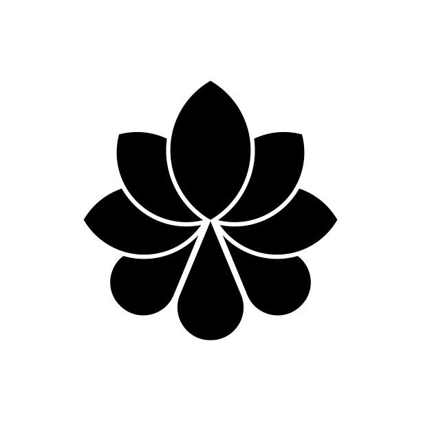 水疗水滴标志模板设计和支持图片下载