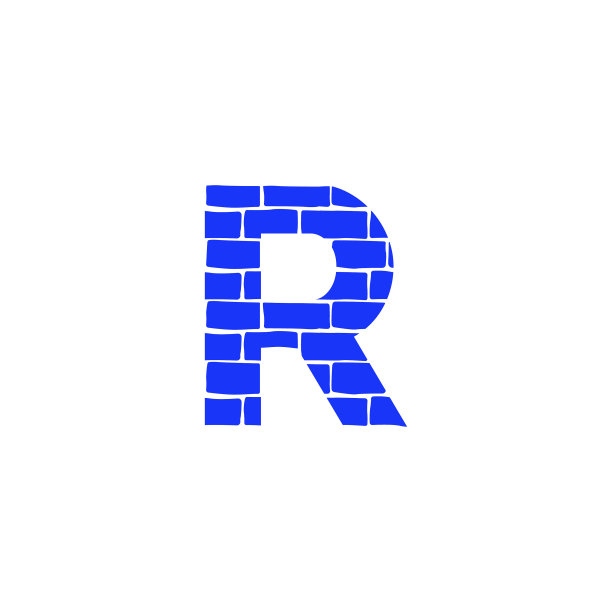 砖标志字母r图片下载