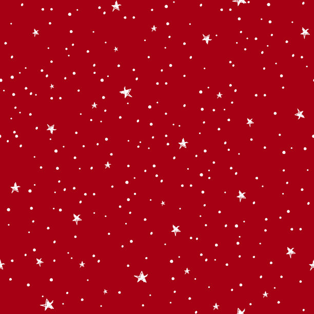 无缝图案上的白色星星和圆点图片下载