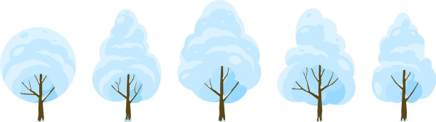 冬天的树组图片下载