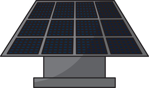 面板太阳能隔离图标图片下载