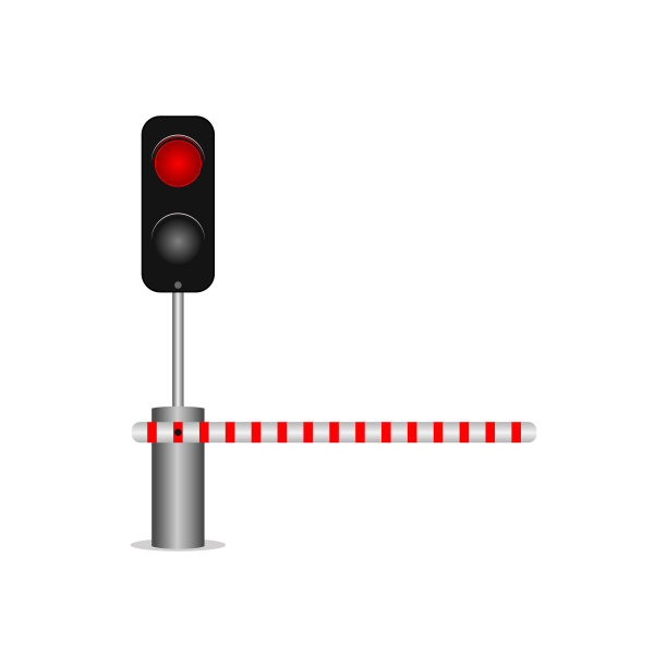 列车护栏设计的矢量图图片下载