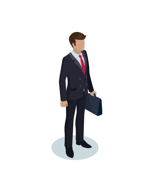 商人和公文包图片下载