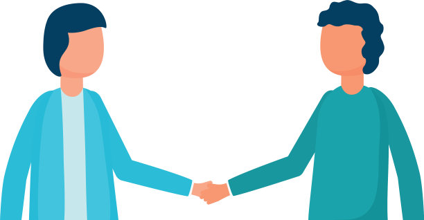 年轻的商人团队的avatar角色图片下载