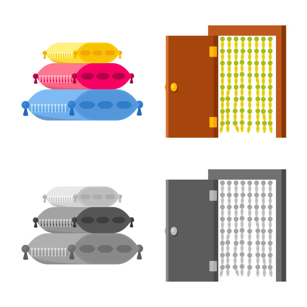 设计舒适和设备图标图片下载