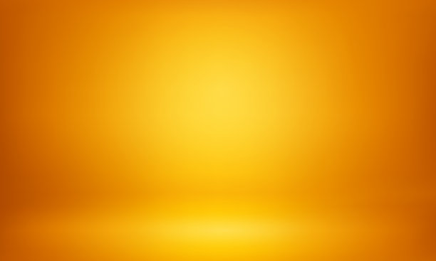 黄色工作室3d房间灯箱灯光背景图片下载