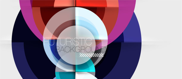 几何设计抽象背景-圆图片下载