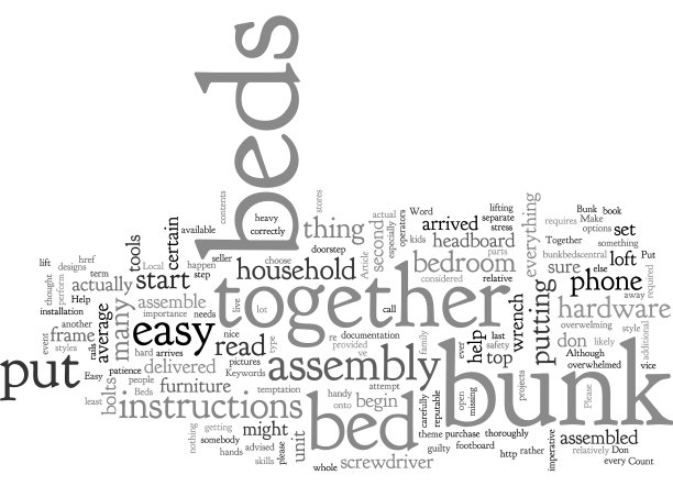 双层床容易组装吗图片下载