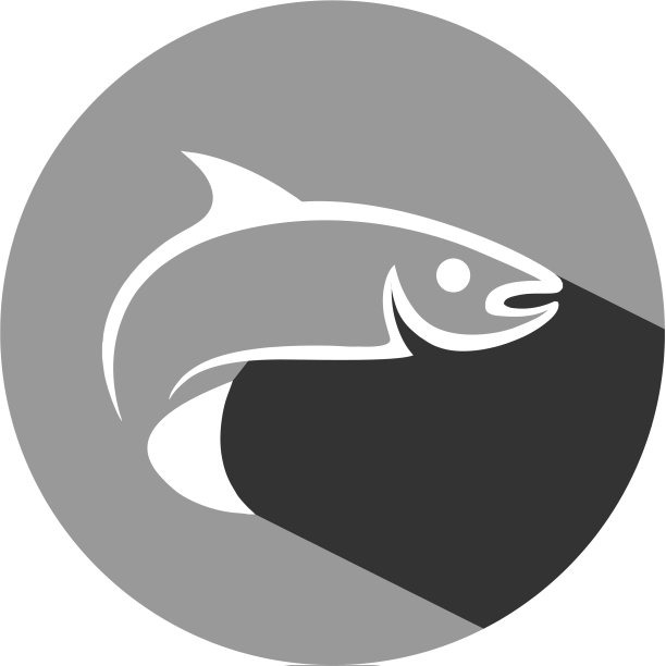 蓝鱼的标志图片下载