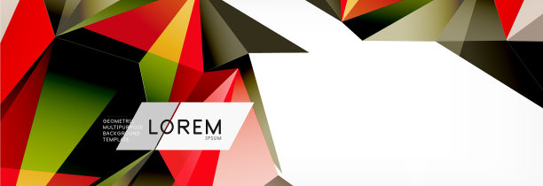 三角形3d多边形艺术风格未来几何图片下载