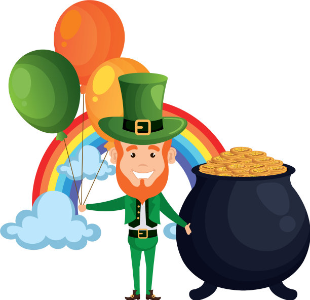 有坩埚和彩虹的矮妖图片下载