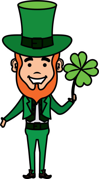 有三叶草圣帕特里克角色的矮妖图片下载